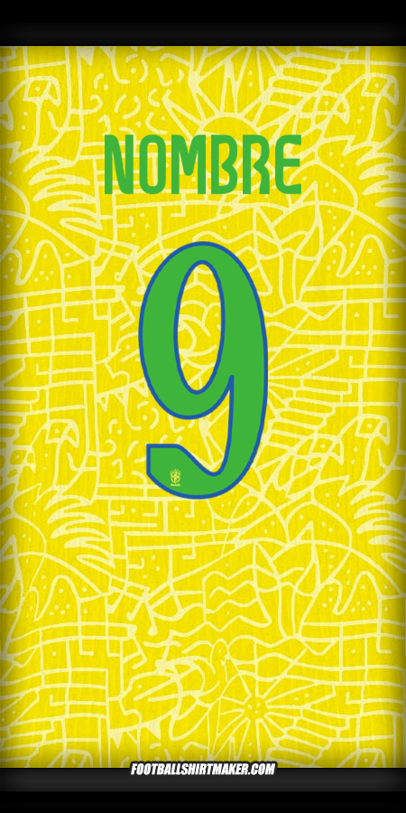 Jersey Brasil 2024 -  nombre - 9