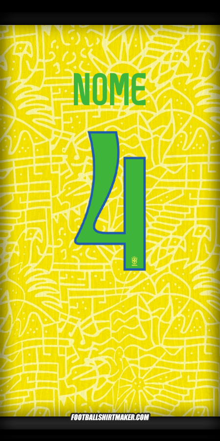Camisola Brasil 2024 -  nome - 4