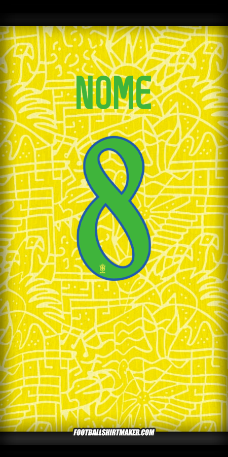 Camisola Brasil 2024 -  nome - 8