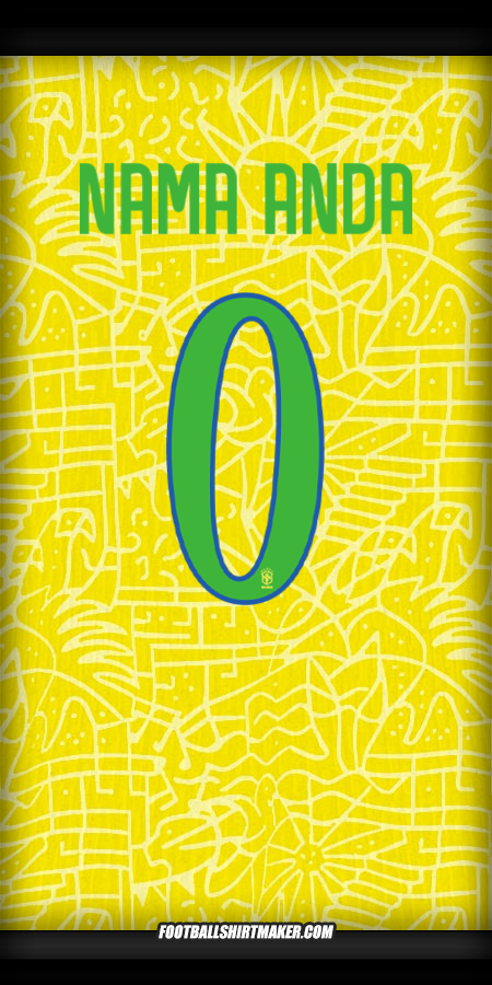 Jersey Brasil 2024 -  nama anda - 0