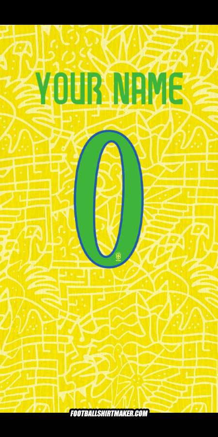 Jersey Brazil 2024 -  your name - 0