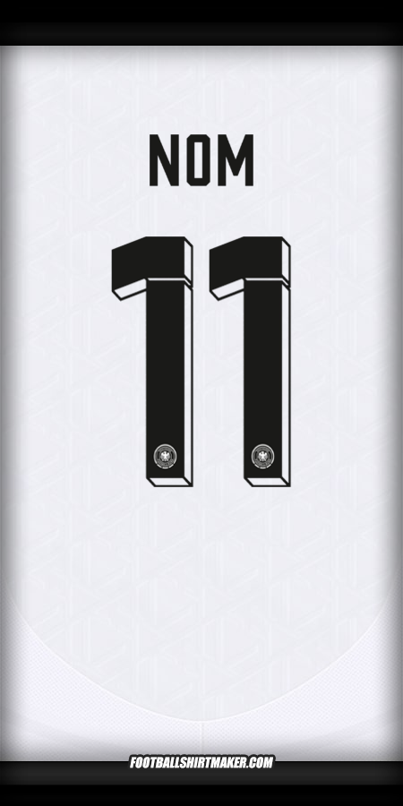 Maillot Allemagne 2024 -  nom - 11