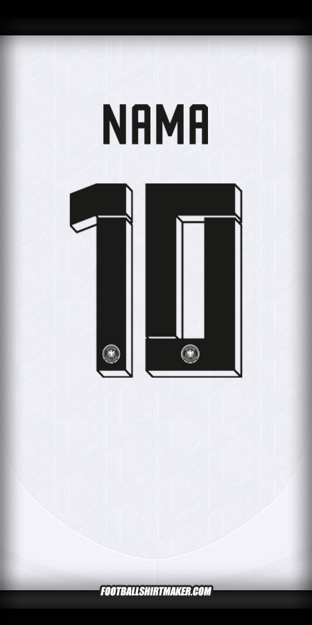 Jersey Jerman 2024 -  nama - 10