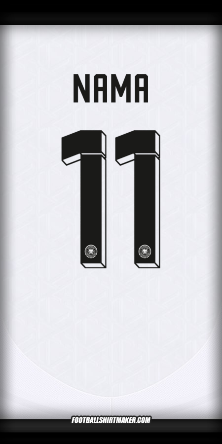 Jersey Jerman 2024 -  nama - 11