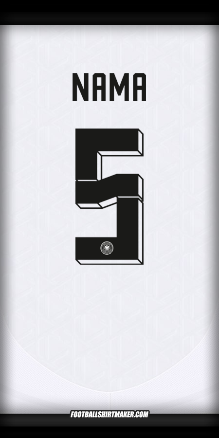 Jersey Jerman 2024 -  nama - 5