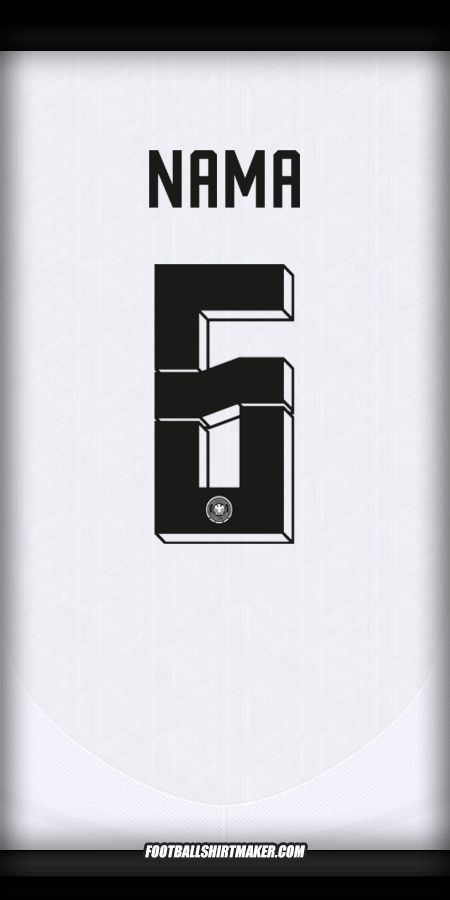 Jersey Jerman 2024 -  nama - 6
