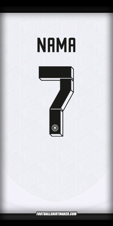 Jersey Jerman 2024 -  nama - 7