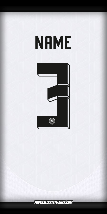Shirt Germany 2024 -  name - 3