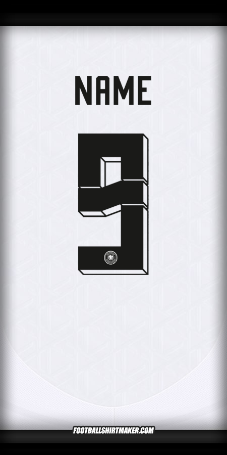 Shirt Germany 2024 -  name - 9