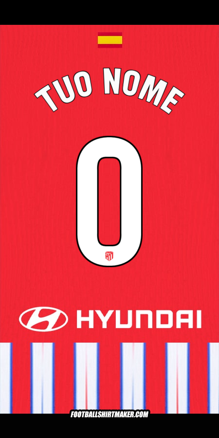 Maglia Atletico Madrid 2024/2025 -  tuo nome - 0