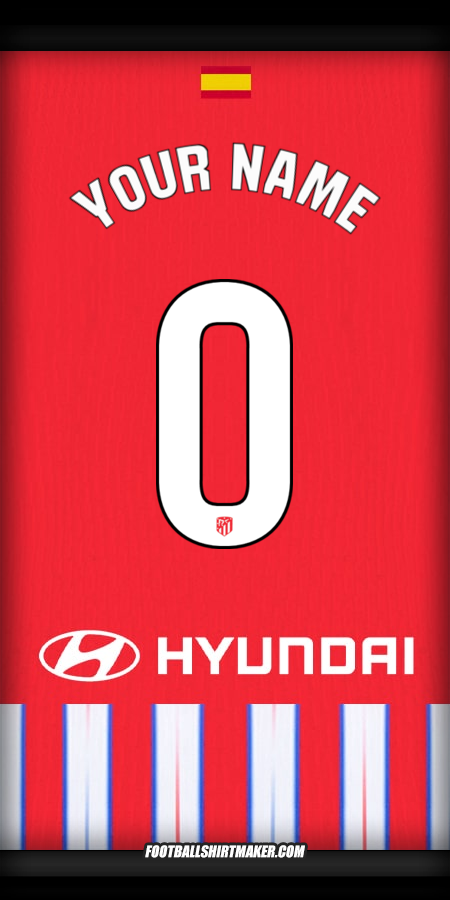 Shirt Atletico Madrid 2024/2025 -  your name - 0