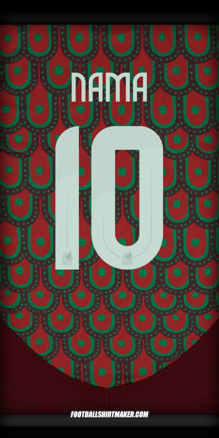 Jersey Meksiko 2024 -  nama - 10