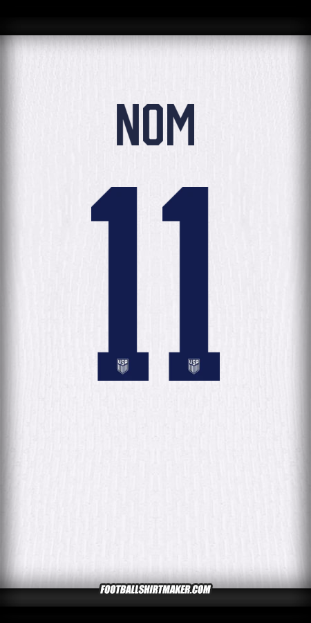 Maillot États-Unis 2024 -  nom - 11