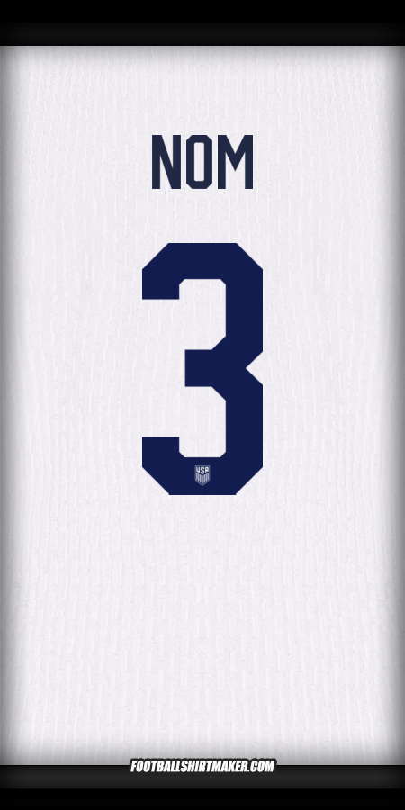 Maillot États-Unis 2024 -  nom - 3