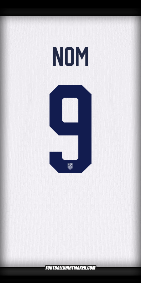 Maillot États-Unis 2024 -  nom - 9