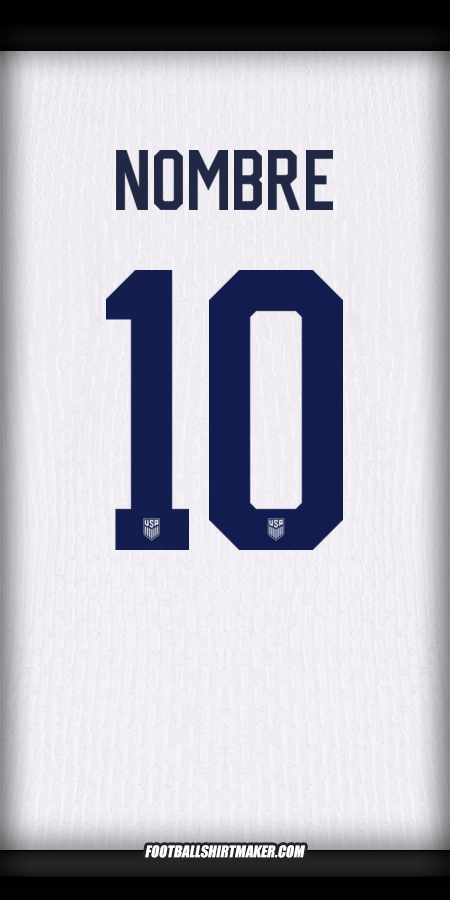 Jersey Estados Unidos 2024 -  nombre - 10