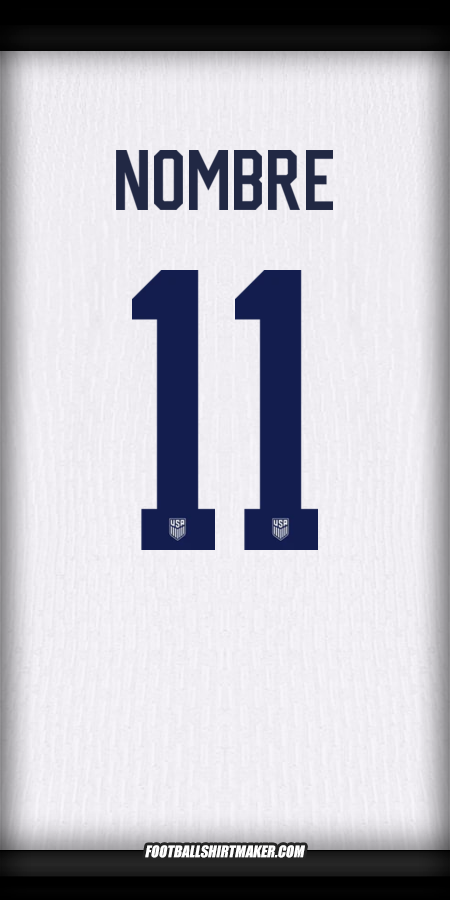 Jersey Estados Unidos 2024 -  nombre - 11