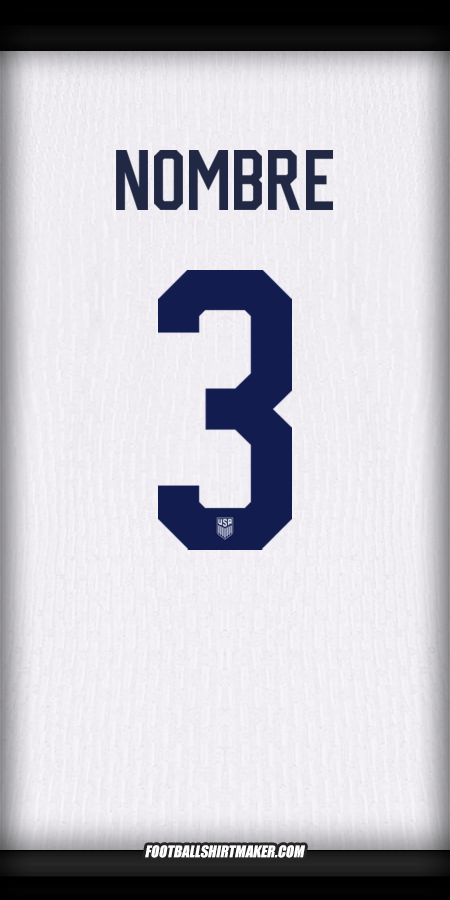 Jersey Estados Unidos 2024 -  nombre - 3