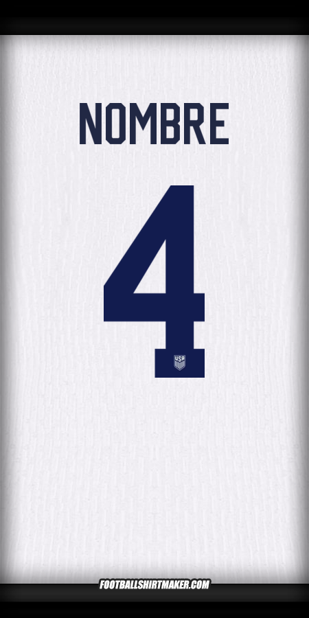 Jersey Estados Unidos 2024 -  nombre - 4