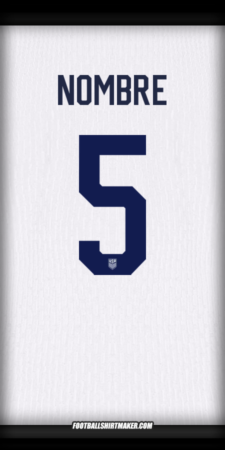 Jersey Estados Unidos 2024 -  nombre - 5