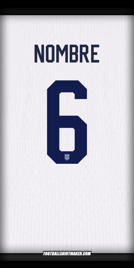 Camiseta Estados Unidos 2024 -  nombre - 6