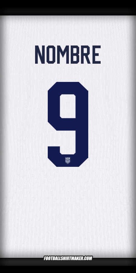 Jersey Estados Unidos 2024 -  nombre - 9