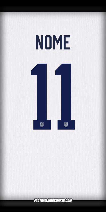 Camisa Estados Unidos 2024 -  nome - 11