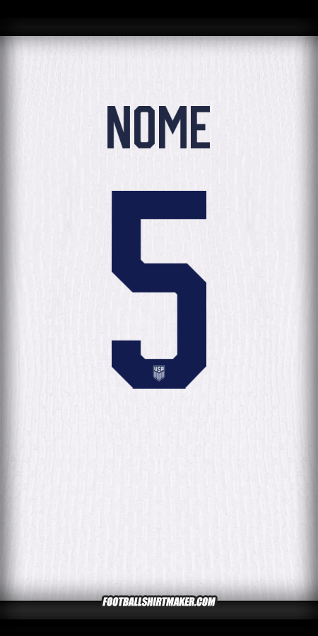 Camisa Estados Unidos 2024 -  nome - 5