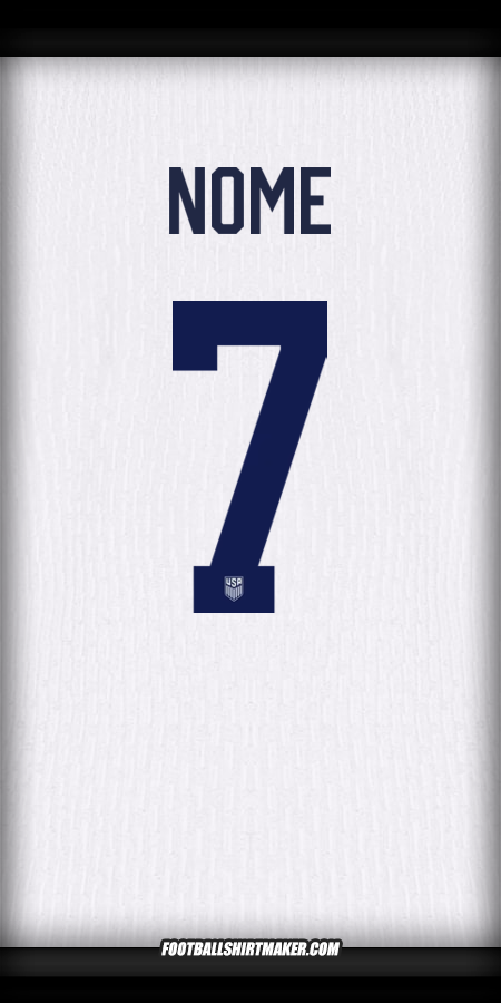 Camisola Estados Unidos 2024 -  nome - 7