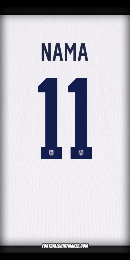 Jersey Amerika Serikat 2024 -  nama - 11