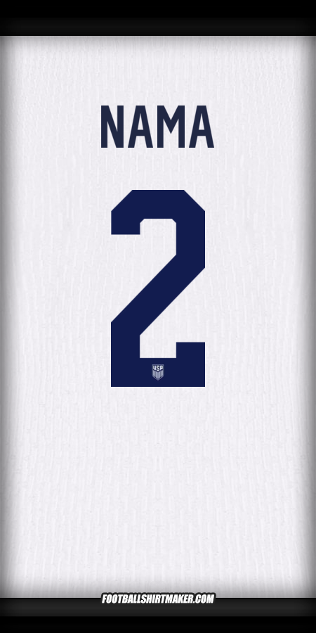 Jersey Amerika Serikat 2024 -  nama - 2