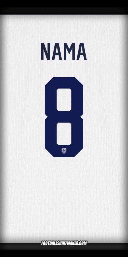 Jersey Amerika Serikat 2024 -  nama - 8