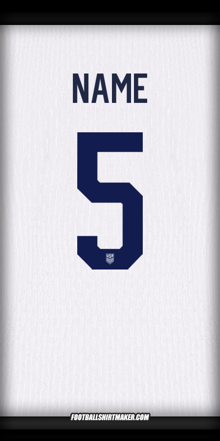 Jersey United States 2024 -  name - 5