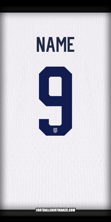 Jersey United States 2024 -  name - 9