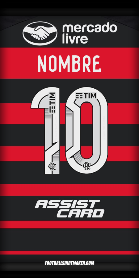 Camiseta Flamengo 2024 -  nombre - 10
