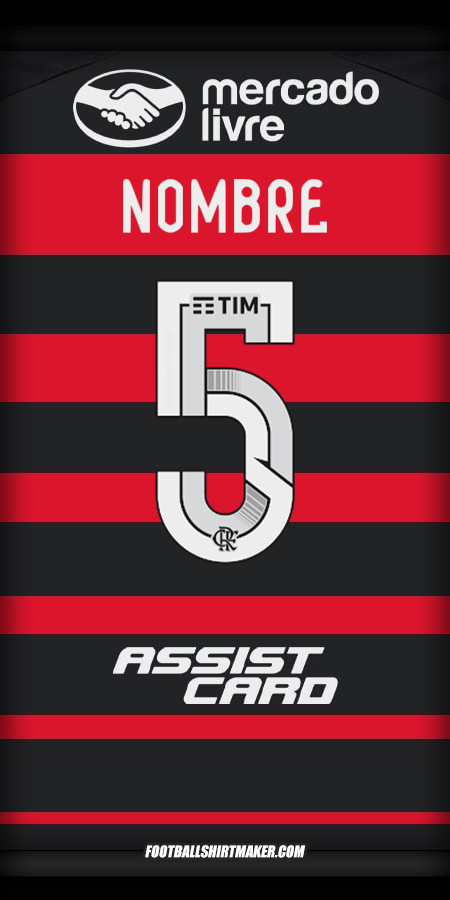 Jersey Flamengo 2024 -  nombre - 5