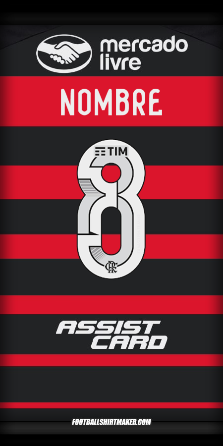 Jersey Flamengo 2024 -  nombre - 8