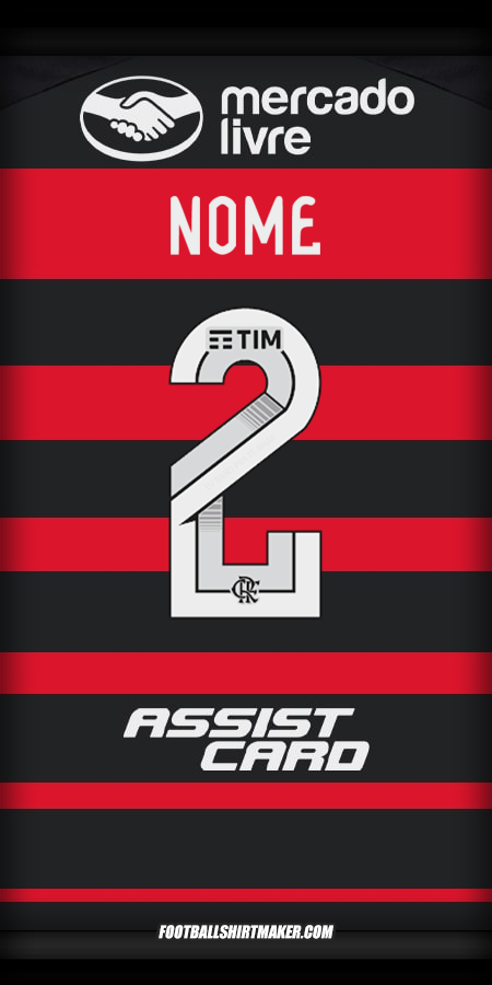 Camisola Flamengo 2024 -  nome - 2