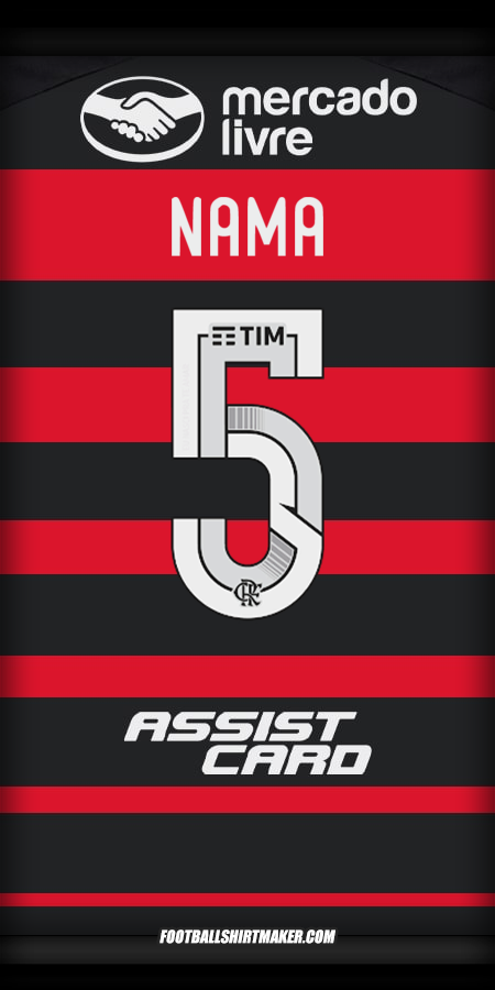 Jersey Flamengo 2024 -  nama - 5