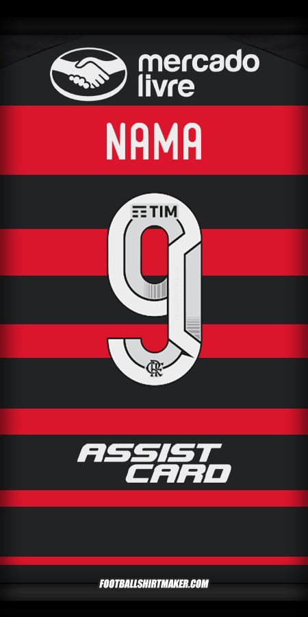 Jersey Flamengo 2024 -  nama - 9