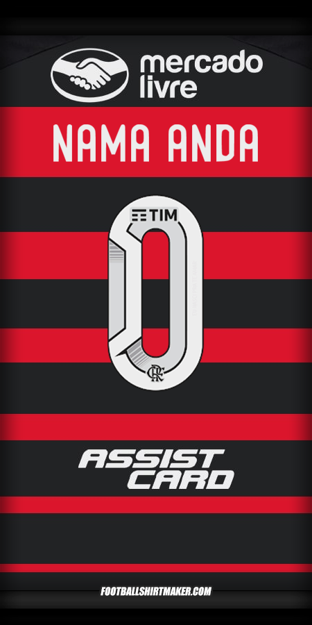 Jersey Flamengo 2024 -  nama anda - 0