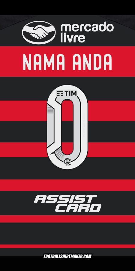 Jersey Flamengo 2024 -  nama anda - 0