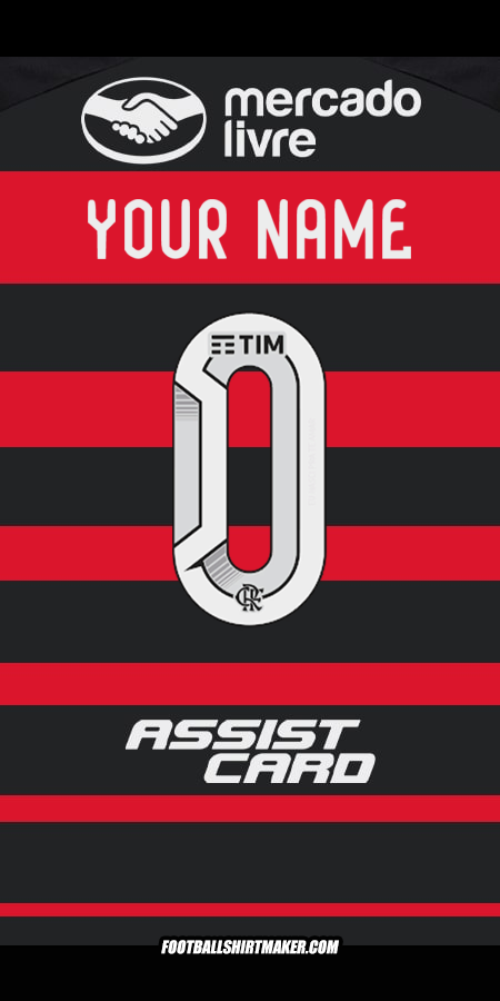 Jersey Flamengo 2024 -  your name - 0