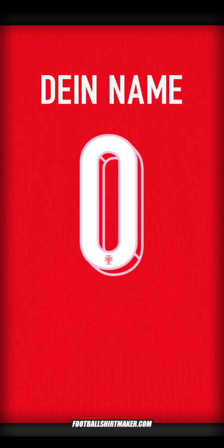 Trikot Portugal 2024 -  dein name - 0