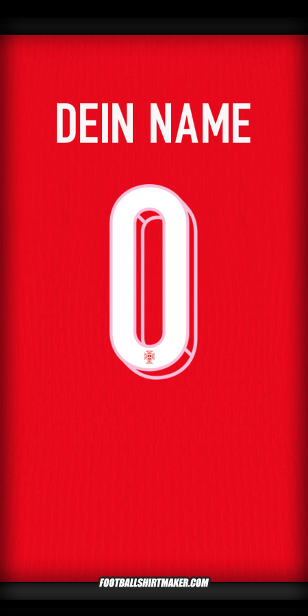 Trikot Portugal 2024 -  dein name - 0