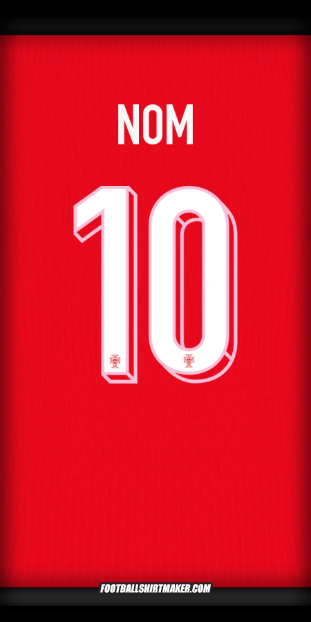 Maillot Portugal 2024 -  nom - 10