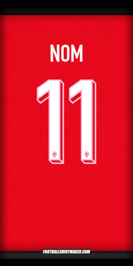 Maillot Portugal 2024 -  nom - 11