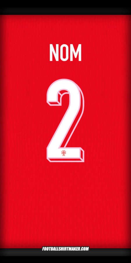Maillot Portugal 2024 -  nom - 2