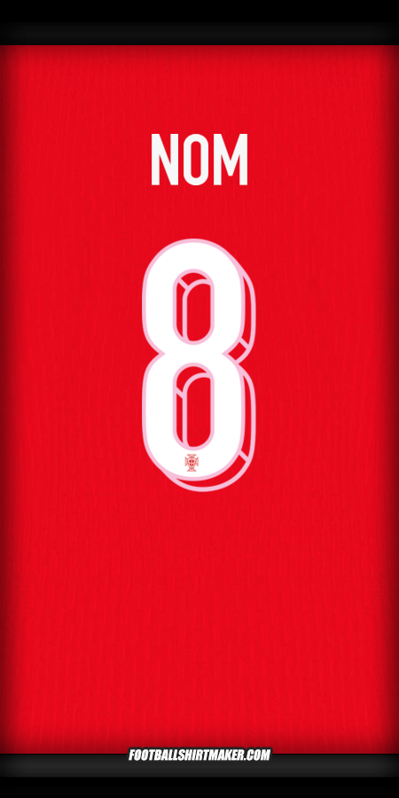 Maillot Portugal 2024 -  nom - 8