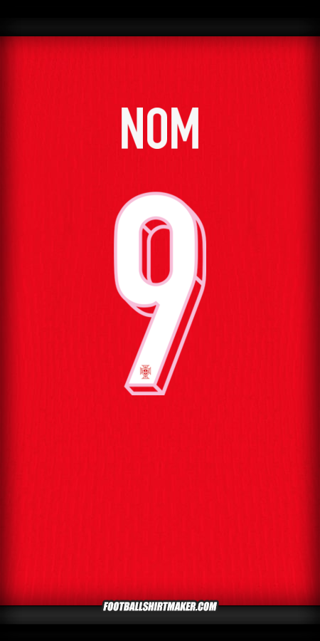 Maillot Portugal 2024 -  nom - 9